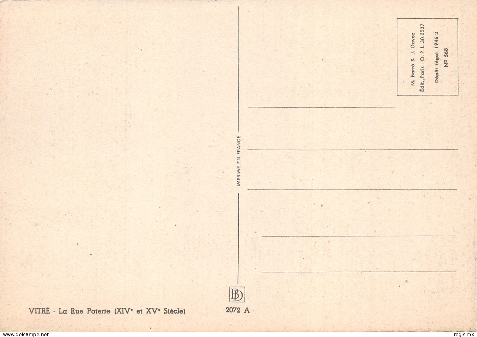 35-VITRE-N°343-B/0157 - Vitre