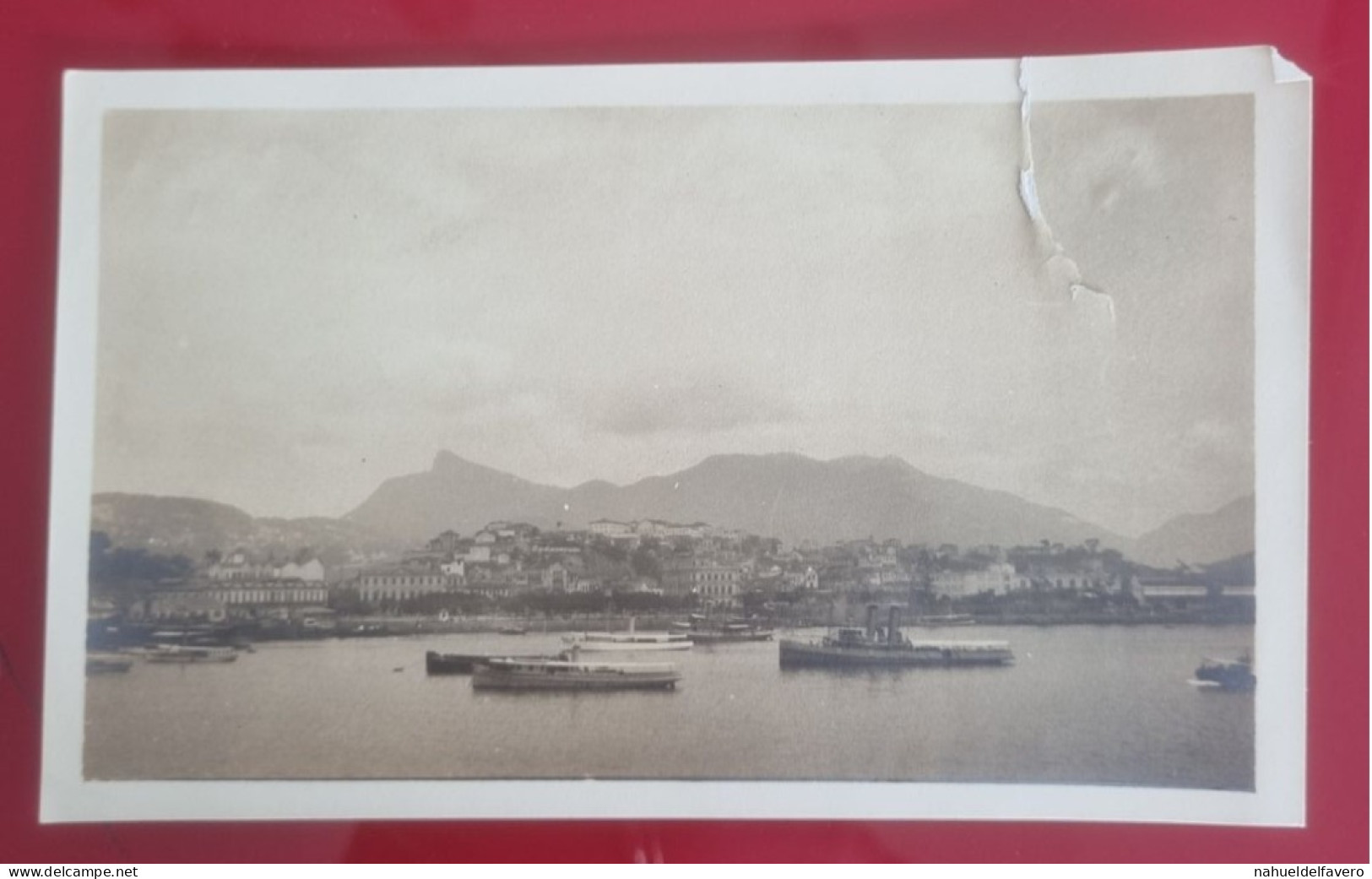 PH - Ph Original - Grands Navires Quittant La Ville De Rio De Janeiro, 1925 - Bateaux
