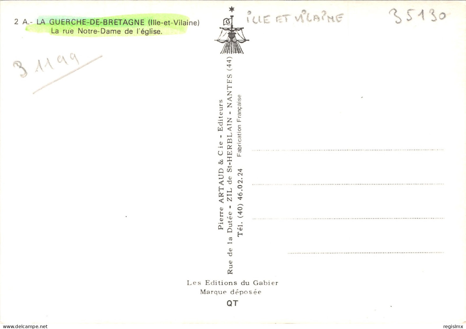 35-LA GUERCHE DE BRETAGNE-N°343-B/0057 - La Guerche-de-Bretagne