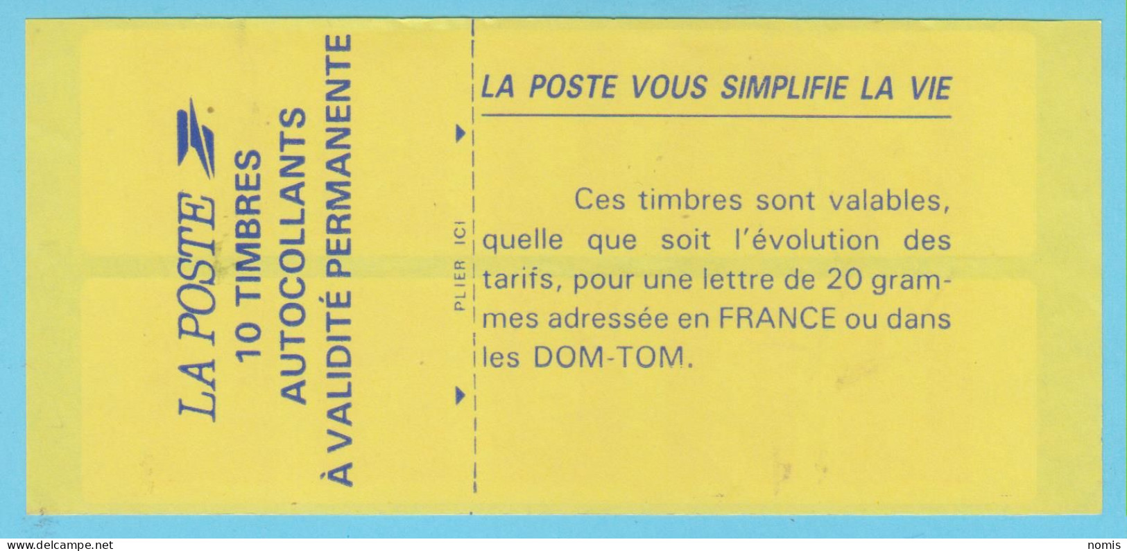 J.P.S. 01/24 - N°17 - France - Carnet 10 TP  - N° 2807 C 1  Sagem - Livraison Offerte - Moderne : 1959-...