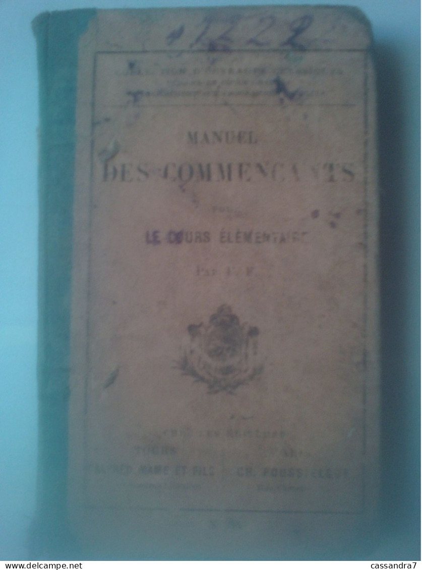 Manuel Des Commerçants Cours élémentaire Par F.F. Histoire Sainte Langue Française ArithmétiqueSystème Métrique Histoire - 12-18 Ans