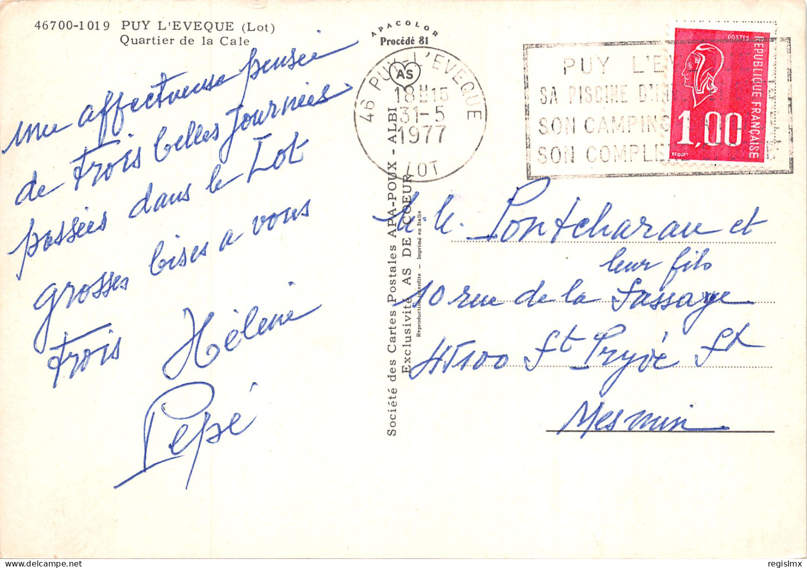 46-PUY L EVEQUE-N°344-A/0399 - Andere & Zonder Classificatie