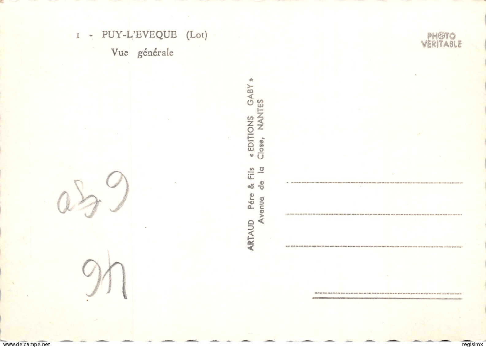 46-PUY L EVEQUE-N°344-A/0385 - Andere & Zonder Classificatie