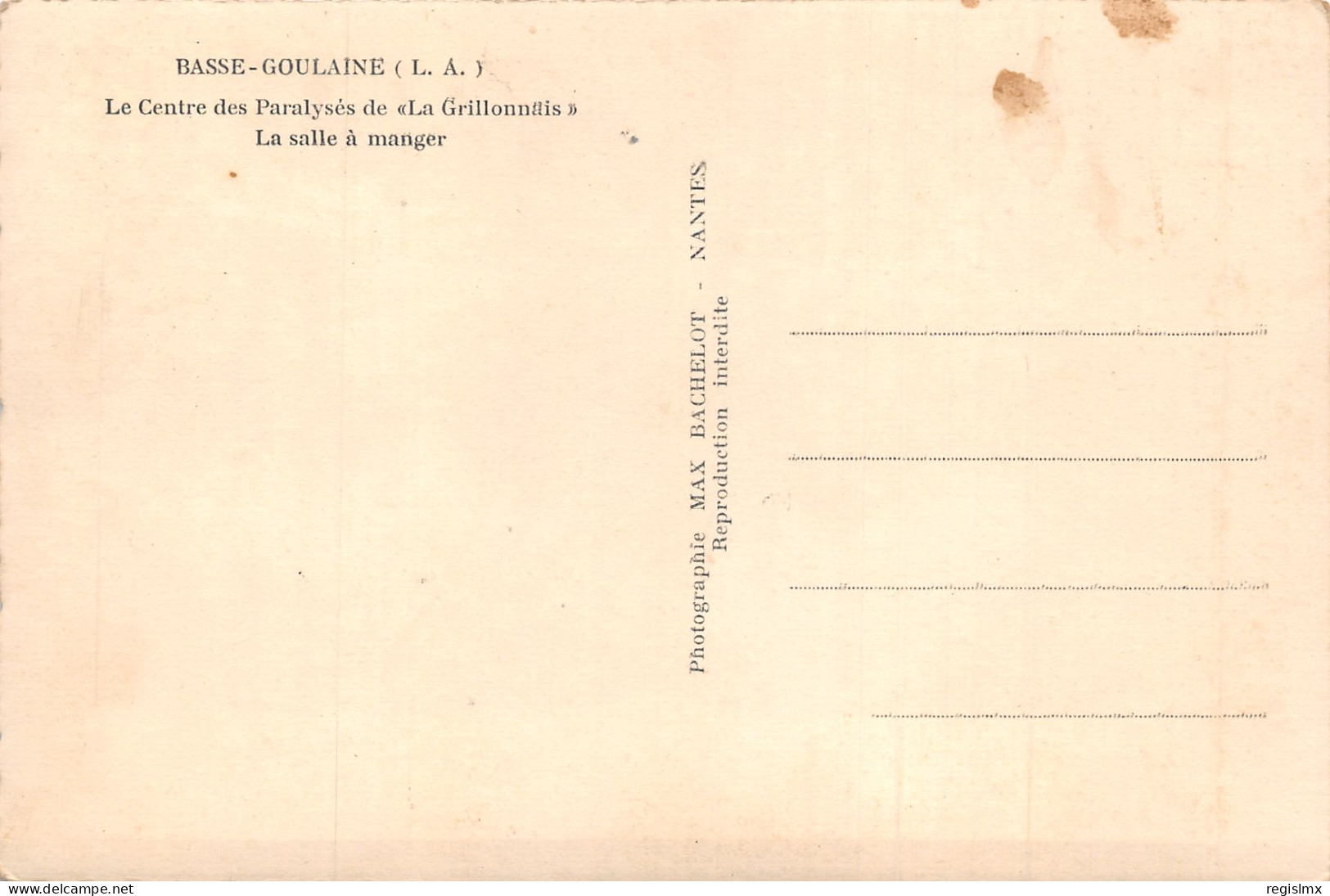 44-BASSE GOULAINE-LA GRILLONNAIS-N°343-D/0389 - Autres & Non Classés