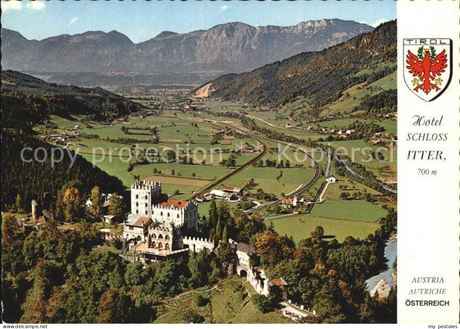 72495622 Itter Tirol Schloss Hotel Fliegeraufnahme Itter - Altri & Non Classificati