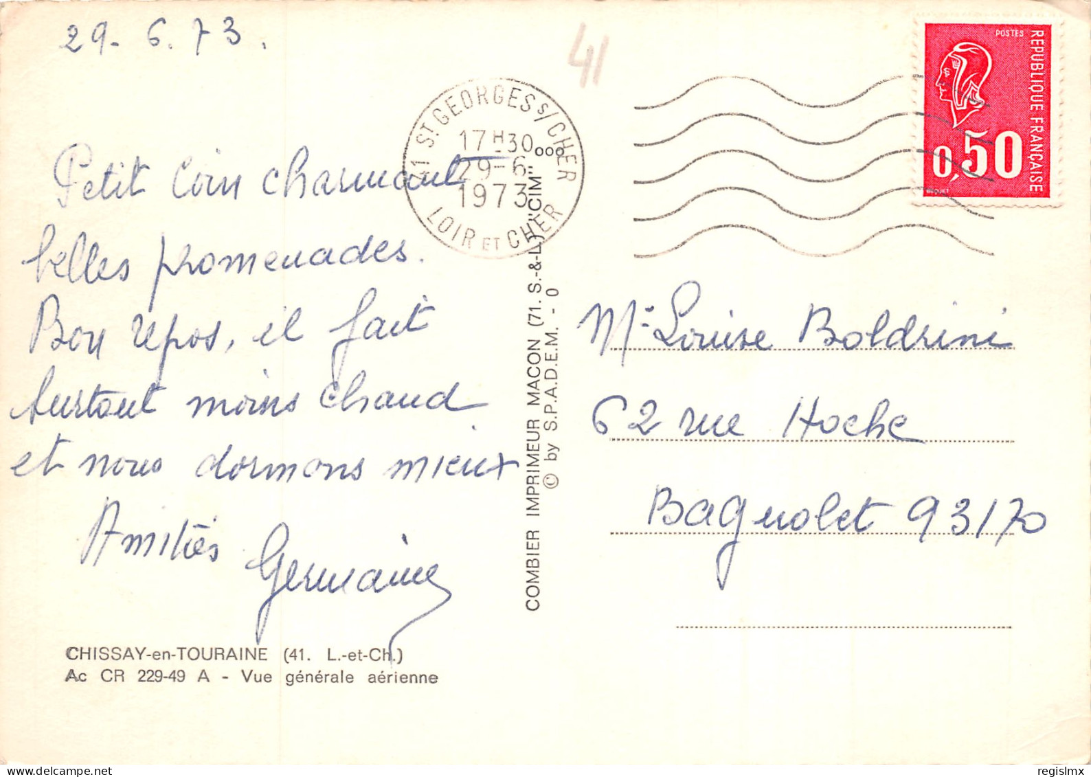 41-CHISSAY EN TOURAINE-N°343-D/0191 - Other & Unclassified
