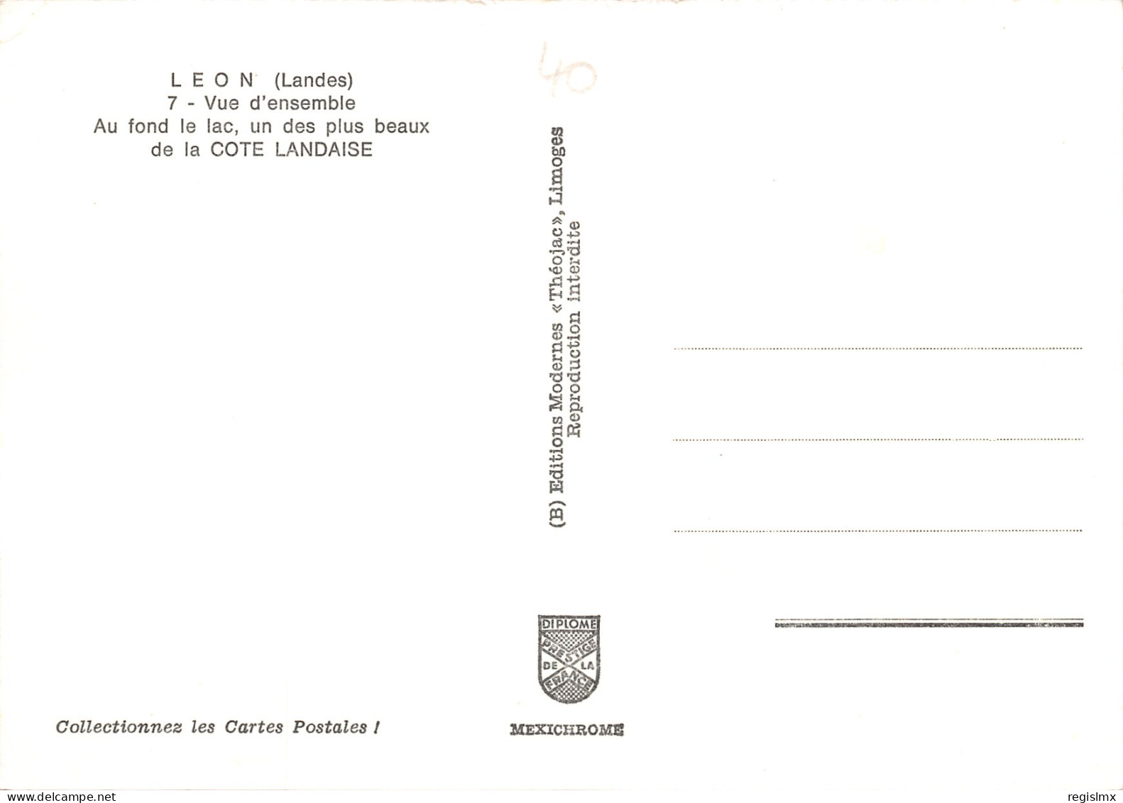 40-LEON-N°343-D/0013 - Other & Unclassified