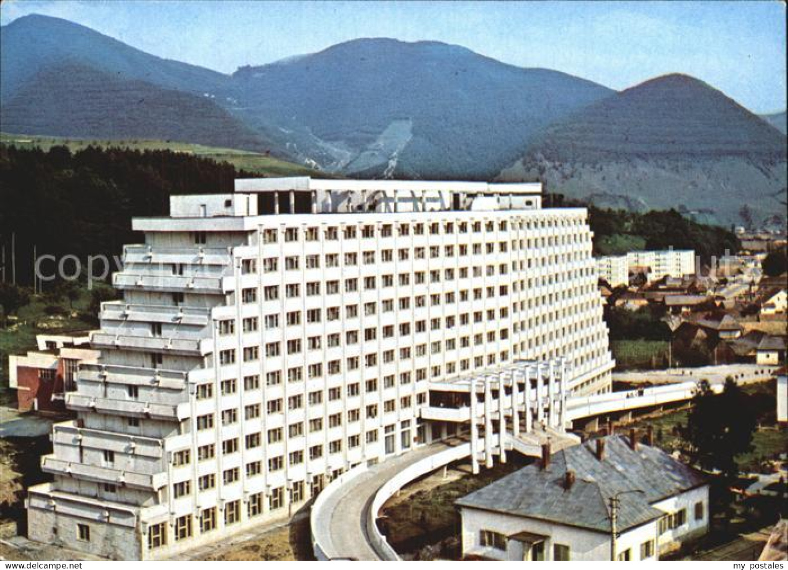 72495605 Singeorz-Bai Hotel Hebe Fliegeraufnahme Rumaenien - Romania