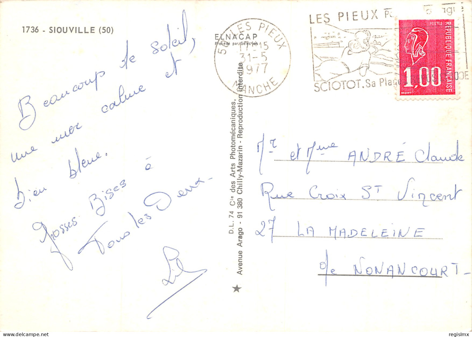 50-SIOUVILLE-N°344-B/0411 - Other & Unclassified