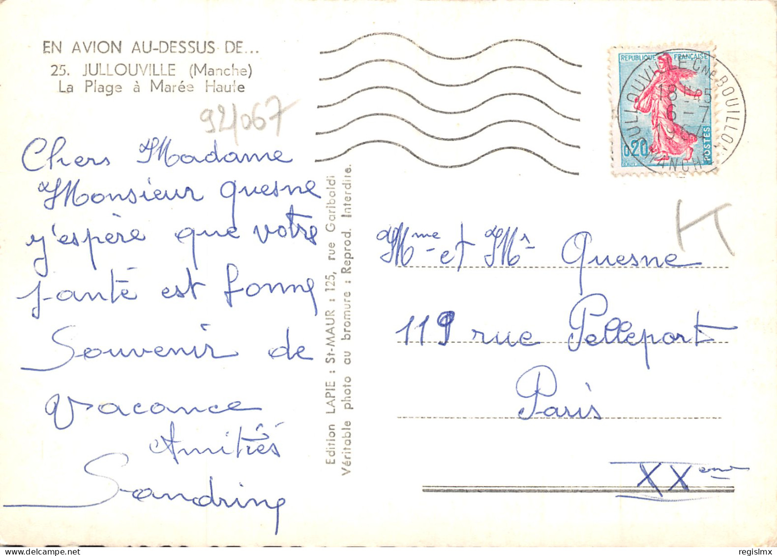 50-JULLOUVILLE -N°344-B/0367 - Other & Unclassified