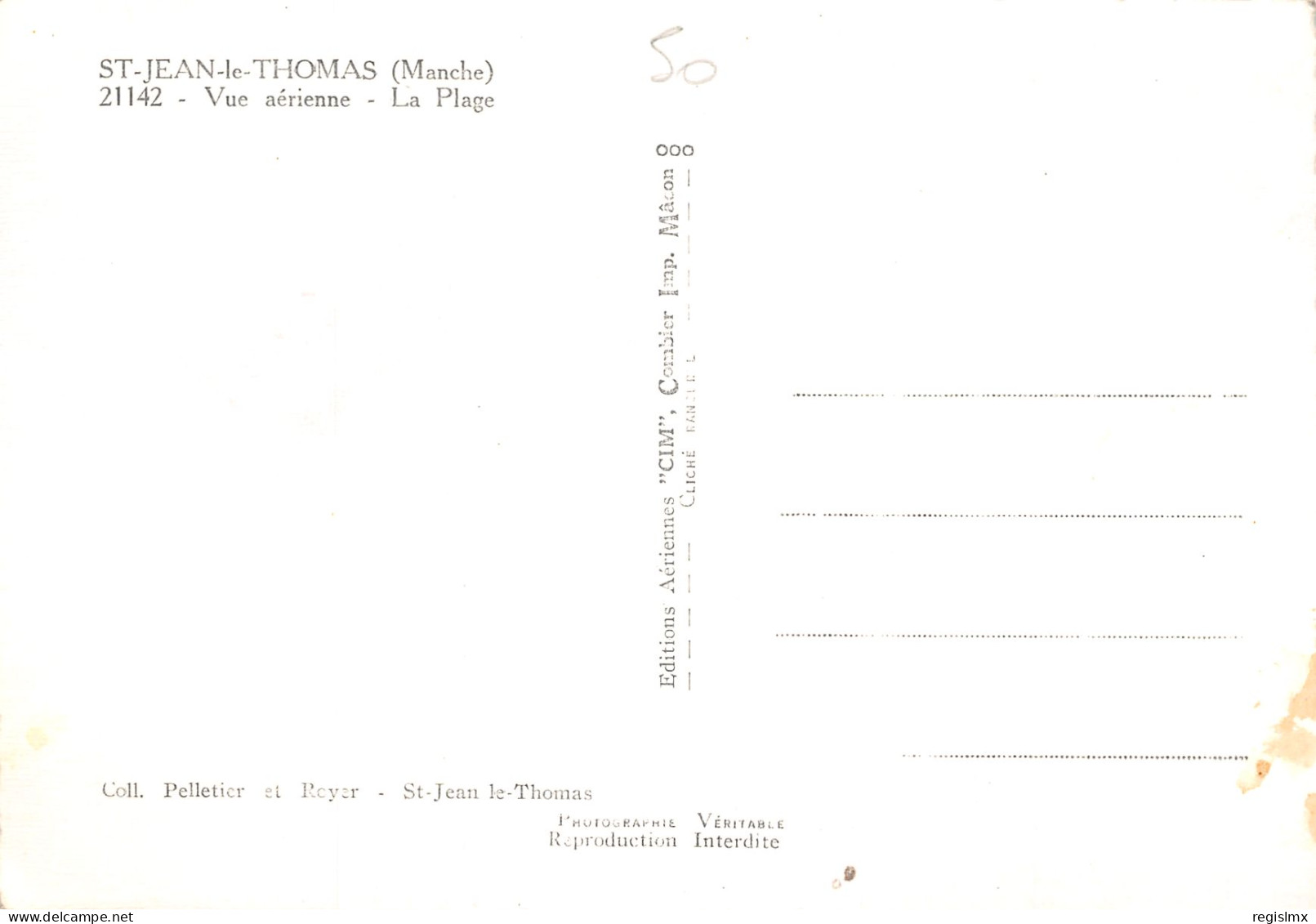 50-SAINT JEAN LE THOMAS-N°344-B/0293 - Other & Unclassified