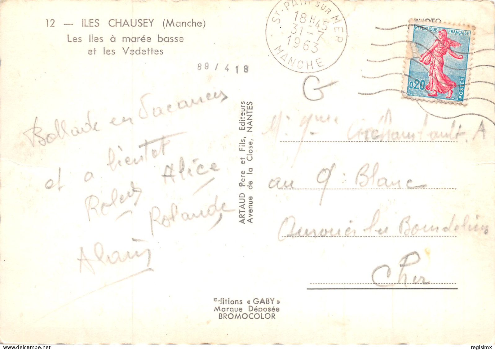 50-LES ILES CHAUSEY-N°344-B/0261 - Other & Unclassified