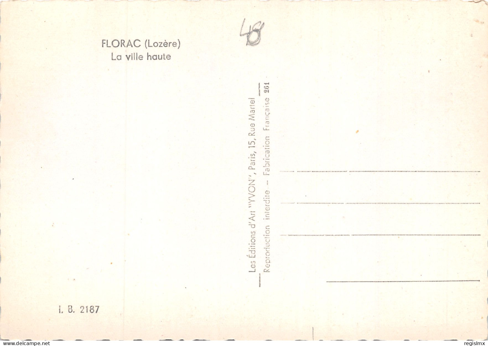 48-FLORAC-N°344-B/0099 - Florac