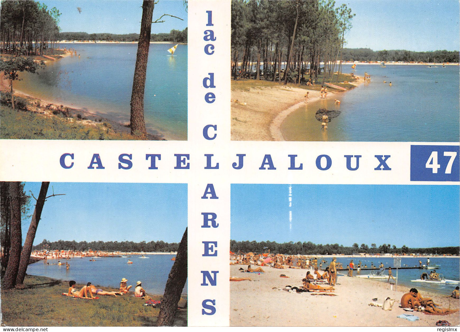 47-CASTELJALOUXLE LAC DE CLARENS-N°344-B/0061 - Casteljaloux