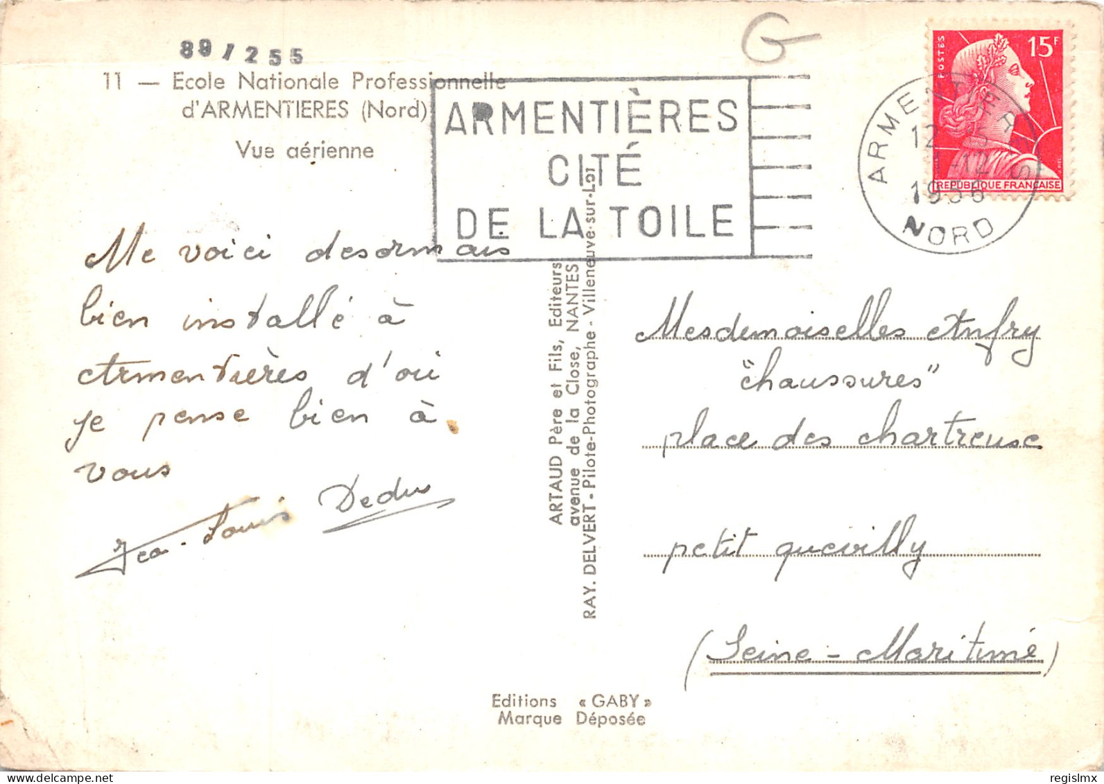 59-ARMENTIERES-N°345-C/0077 - Armentieres