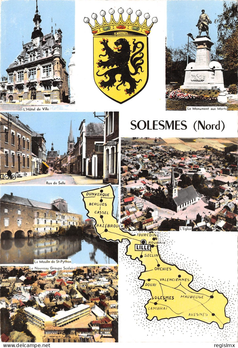 59-SOLESMES-N°345-C/0041 - Solesmes