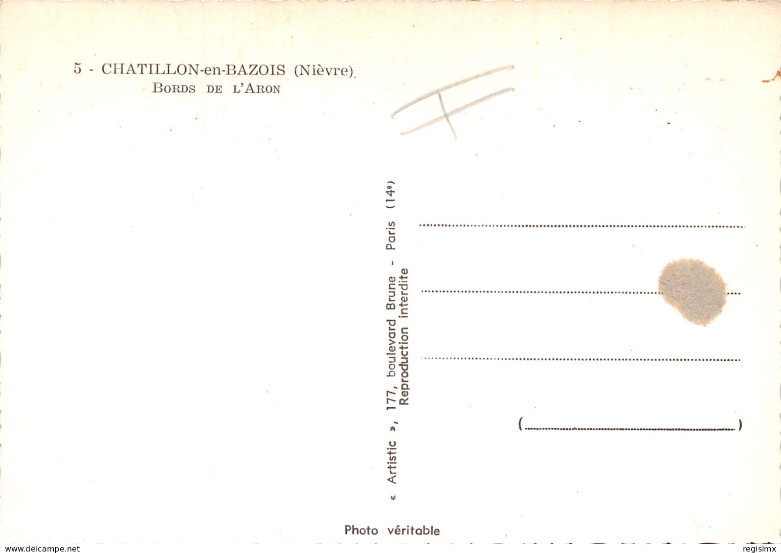 58-CHATILLON EN BAZOIS-N°345-B/0235 - Chatillon En Bazois