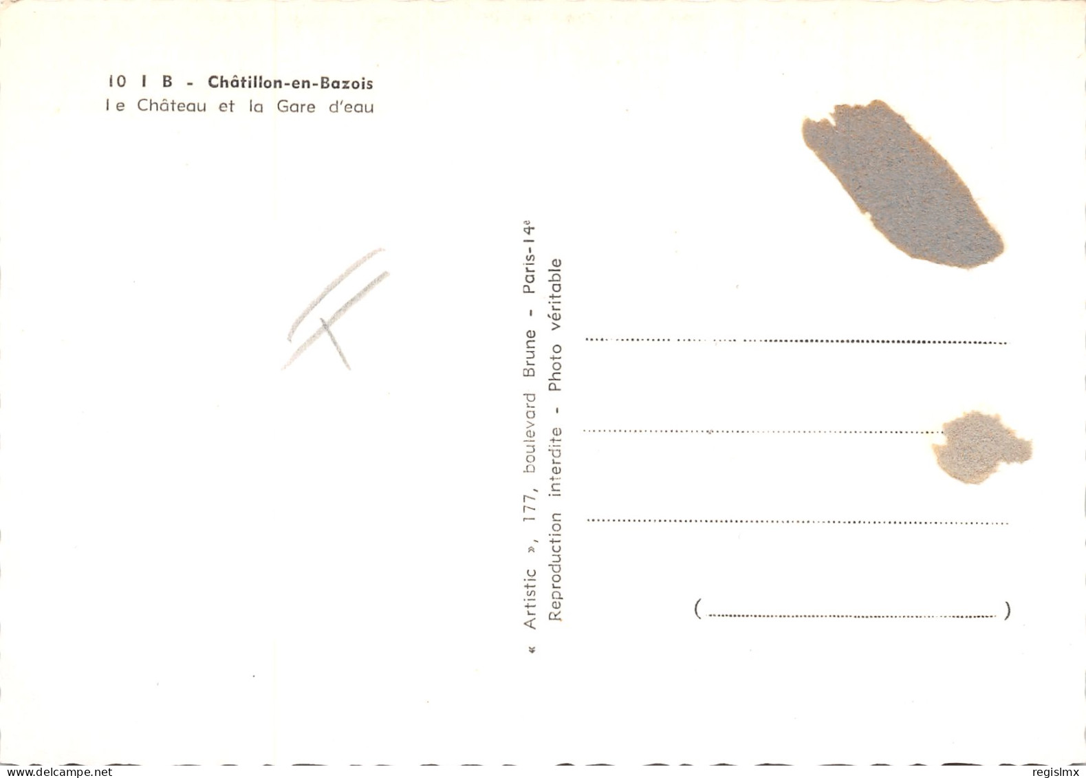 58-CHATILLON EN BAZOIS-N°345-B/0193 - Chatillon En Bazois