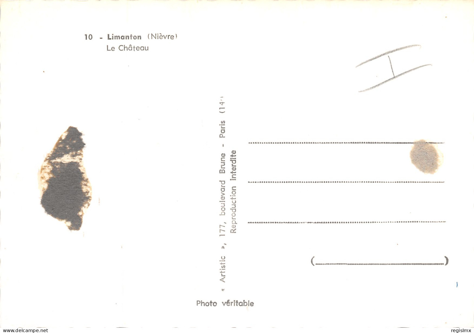 58-LIMANTON-LE CHÂTEAU-N°345-A/0273 - Autres & Non Classés