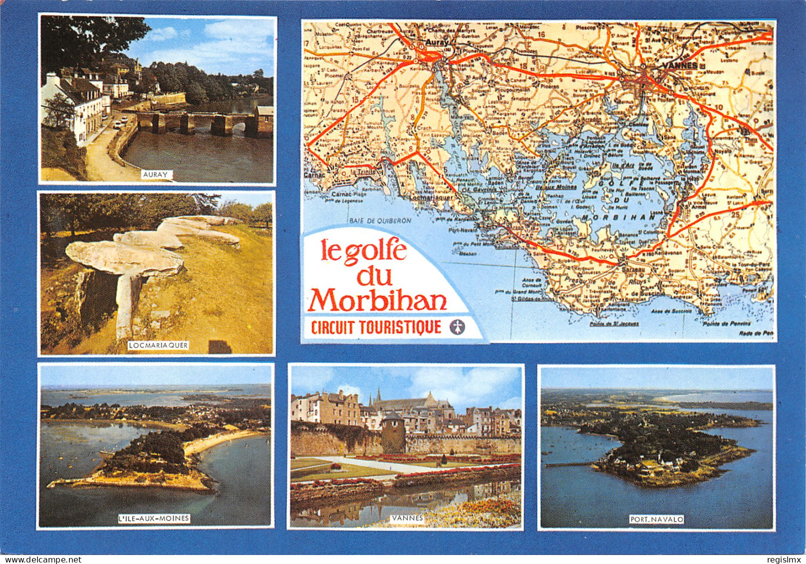 56-PANORAMA DU GOLFE DU MORBIHAN-N°345-A/0049 - Autres & Non Classés