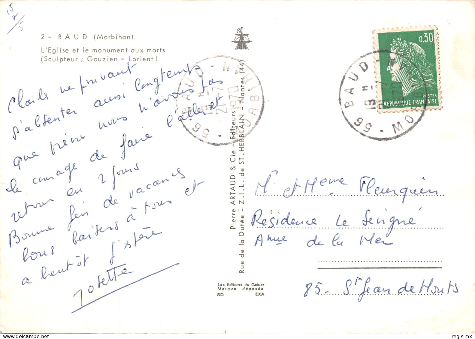 56-BAUD-N°345-A/0025 - Baud