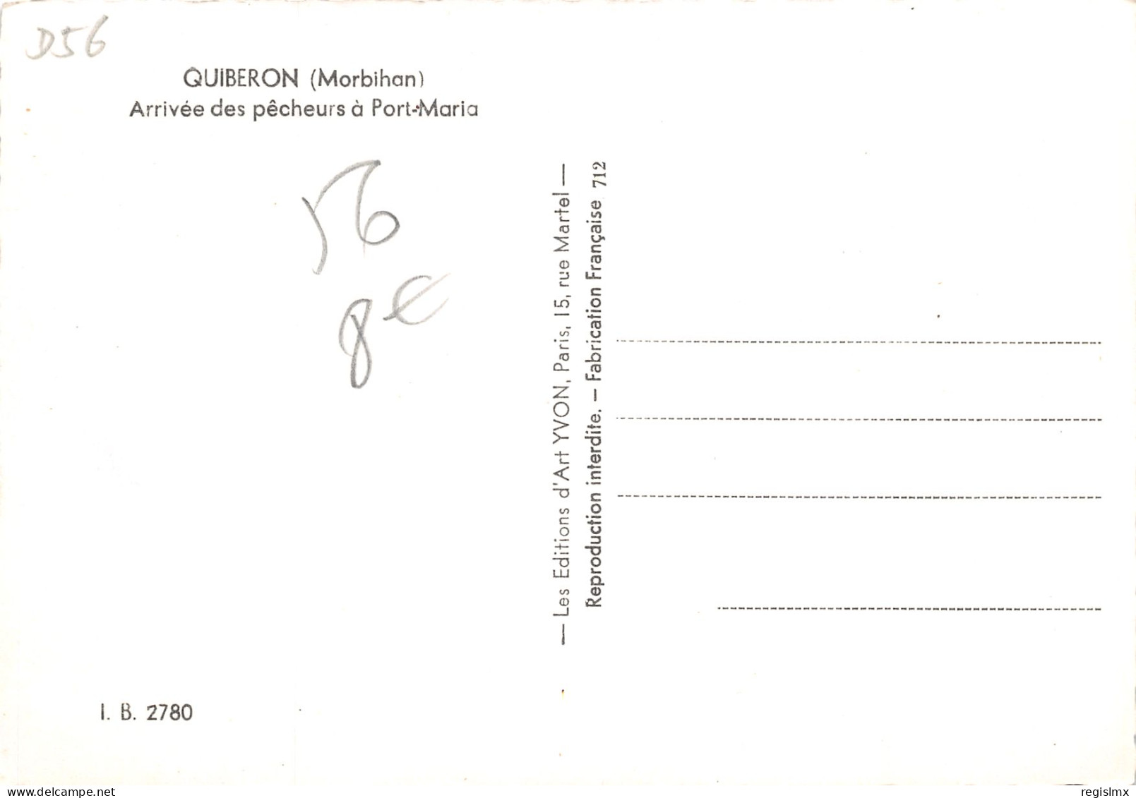 56-QUIBERON-N°344-D/0385 - Quiberon
