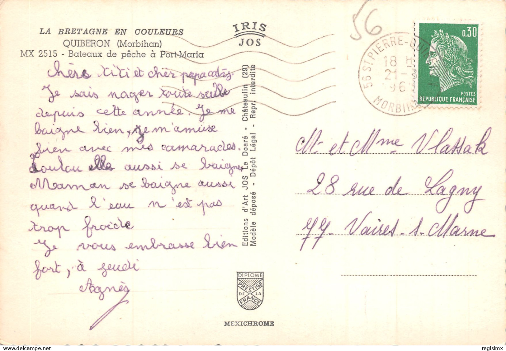 56-QUIBERON-N°344-D/0371 - Quiberon