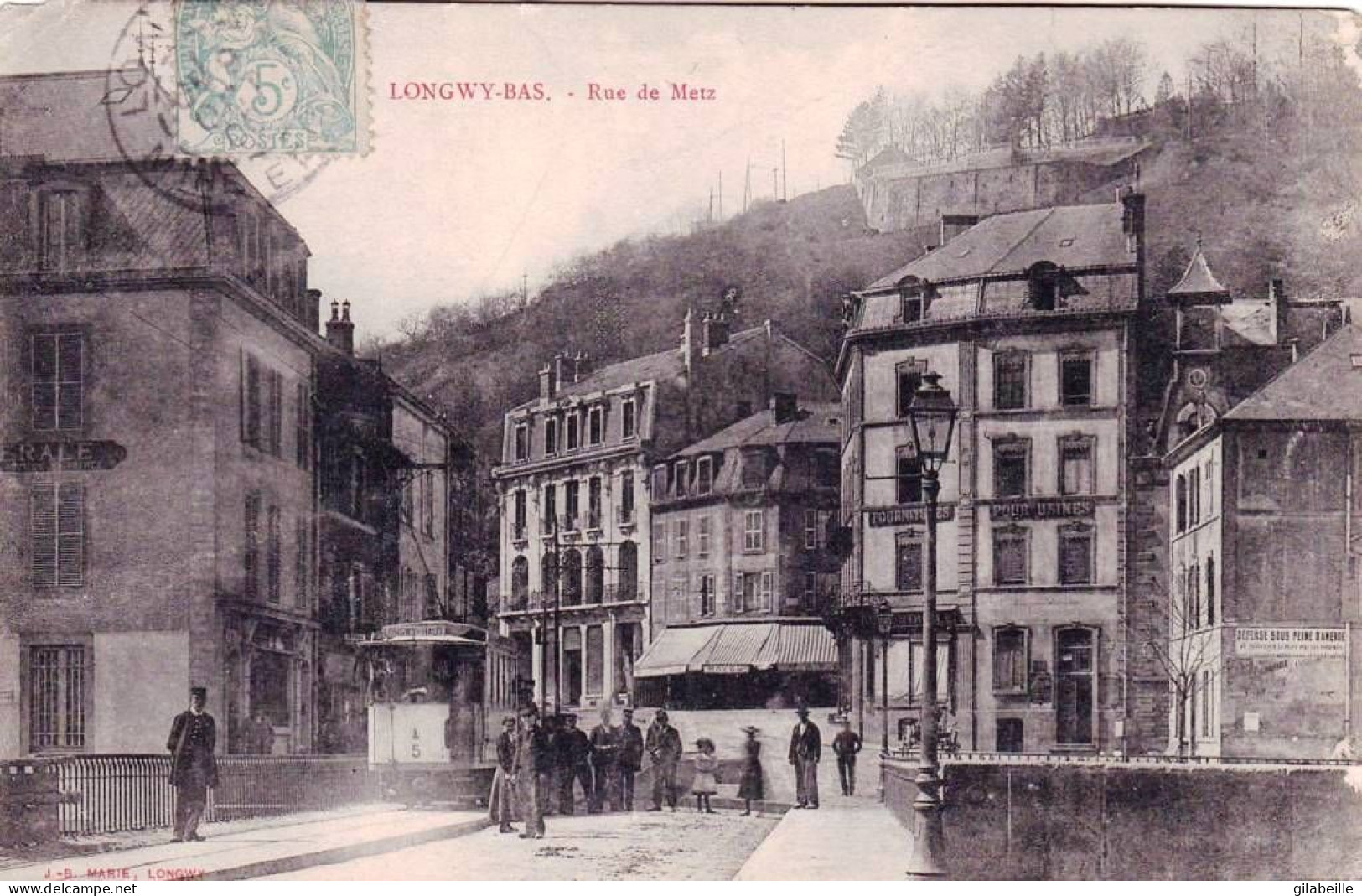 54 - Meurthe Et Moselle -  LONGWY - BAS - Rue De Metz - Longwy