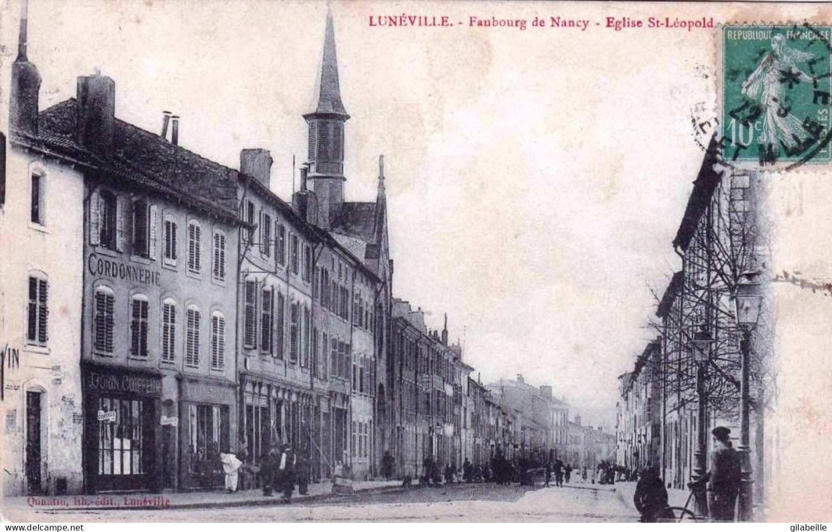 54 - Meurthe Et Moselle -  LUNEVILLE -  Faubourg De Nancy - Eglise St Leopold - Luneville