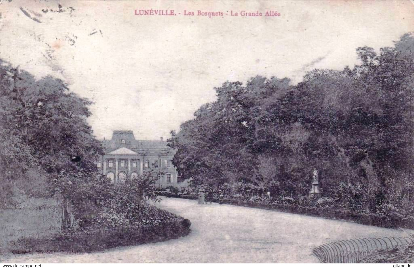 54 - Meurthe Et Moselle -  LUNEVILLE -  Les Bosquets - La Grande Allée - Luneville