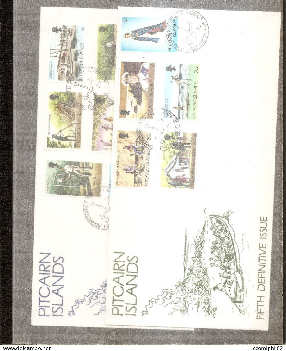 Pitcairn ( 2 FDC De 1977 à Voir) - Pitcairn