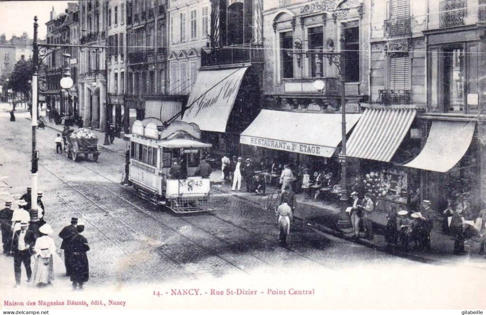 54 - Meurthe Et Moselle -  NANCY - Rue Saint Dizier - Point Central - Tramway - Nancy