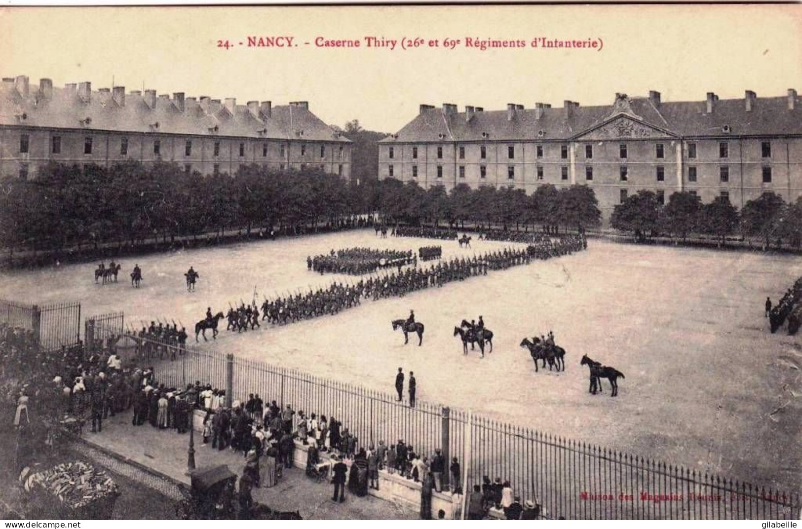 54 - Meurthe Et Moselle -  NANCY - Caserne Thiry ( 26 Et 69 Regiments D Infanterie )  - Nancy