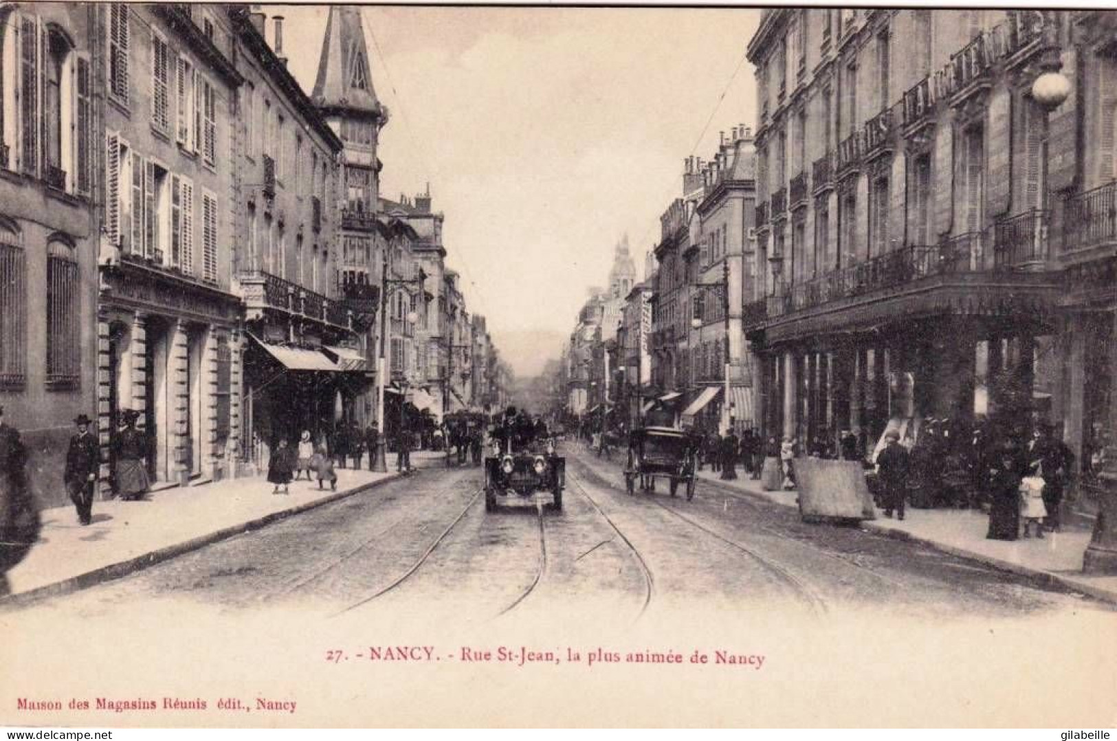 54 - Meurthe Et Moselle -  NANCY -  Rue Saint Jean - La Plus Animée De Nancy - Nancy