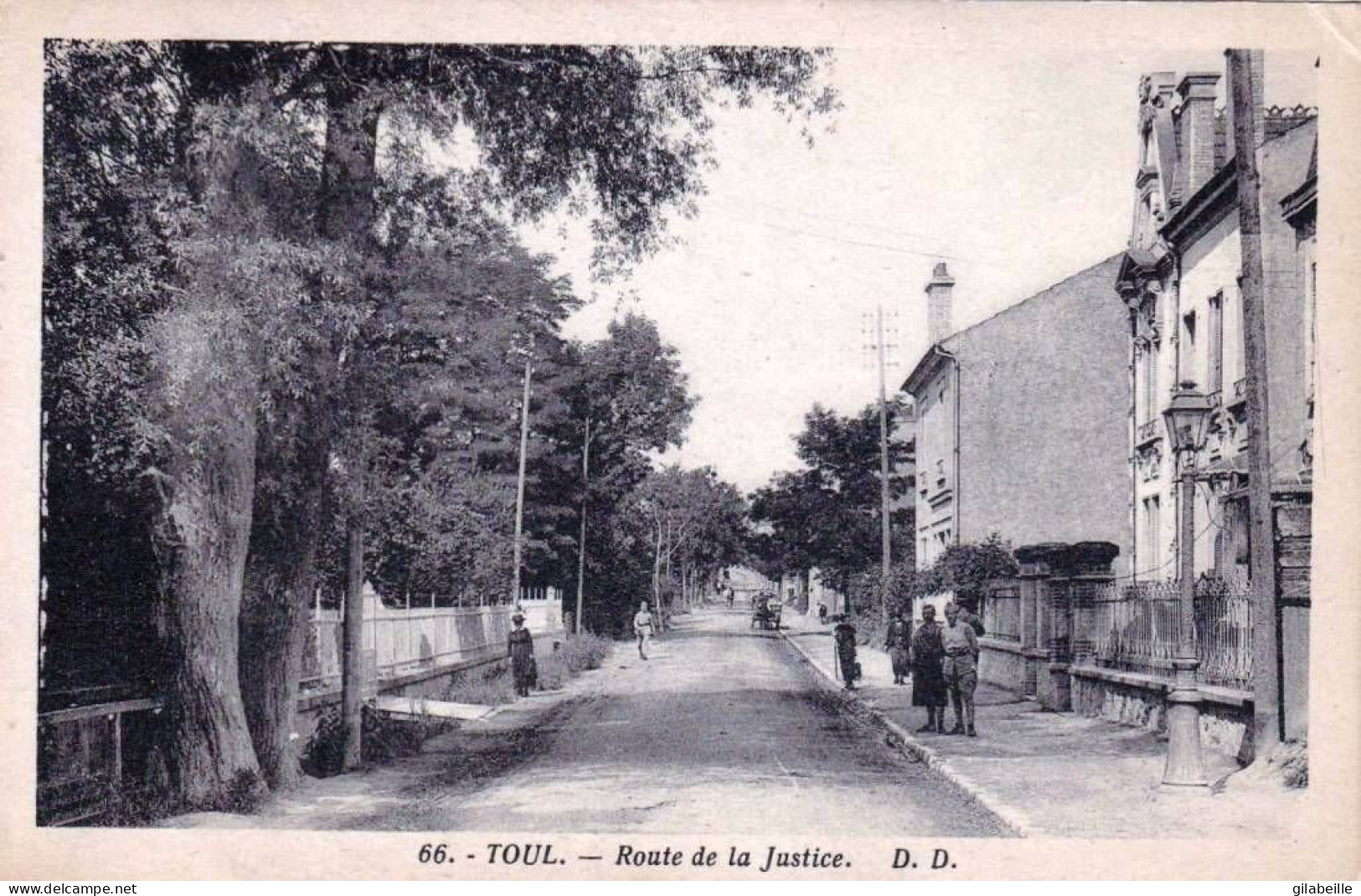 54 - Meurthe Et Moselle -  TOUL - Route De La Justice - Toul