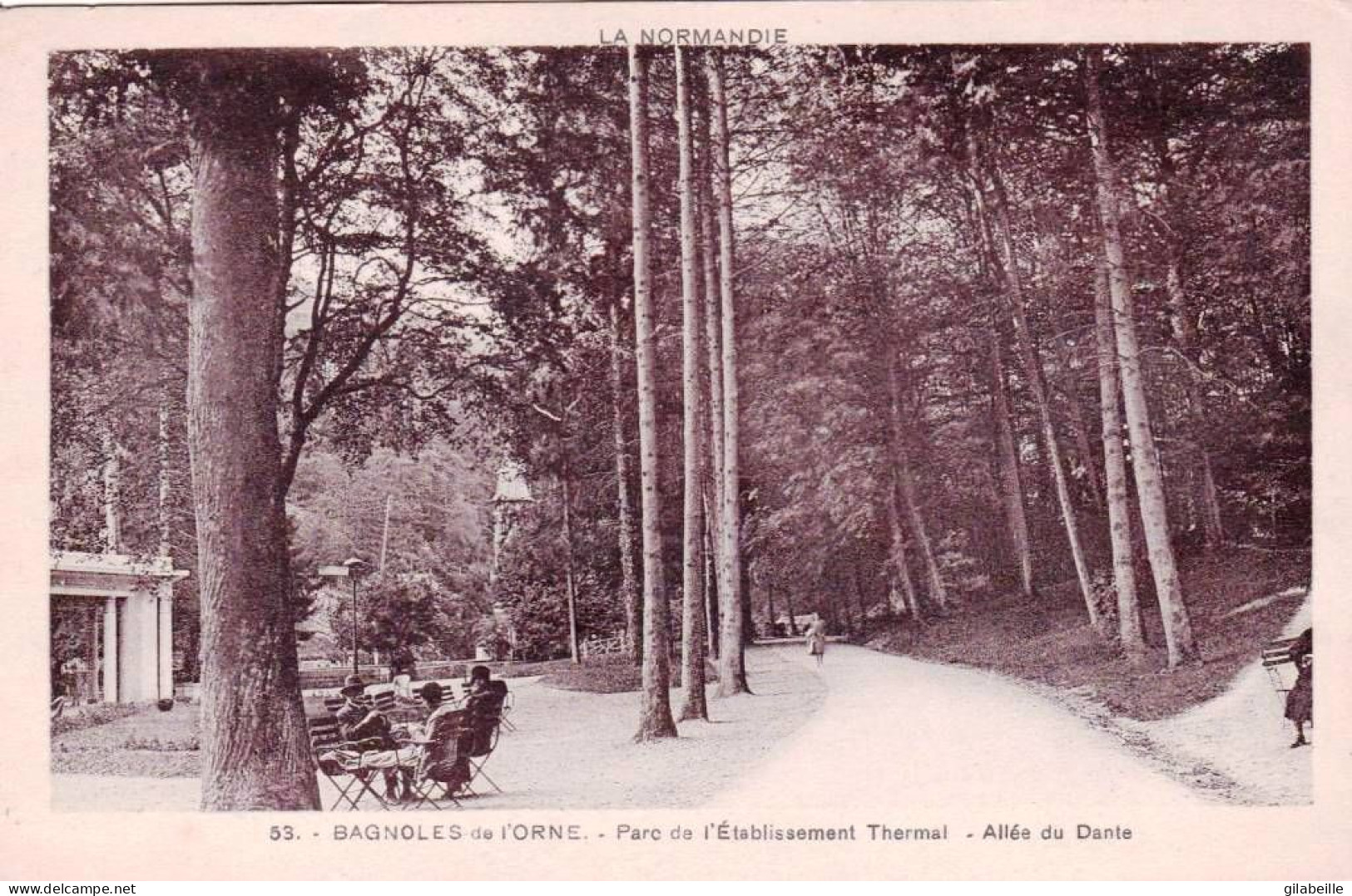 61 - Orne -  BAGNOLES De L ORNE -  Parc De L Etablissement Thermal - Allée Du Dante - Bagnoles De L'Orne