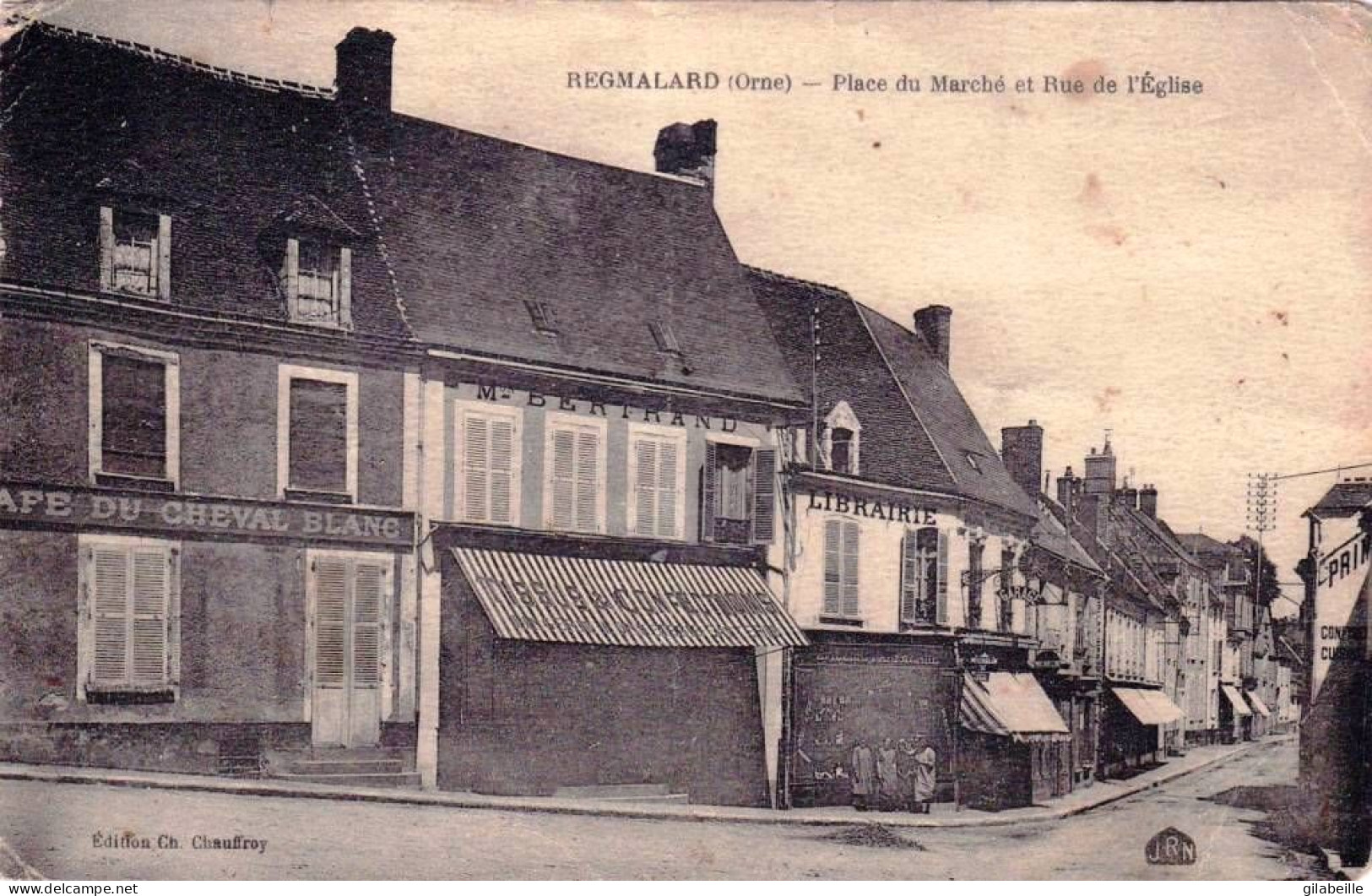 61 - Orne -  REMALARD - Place Du Marché Et Rue De L église - Remalard