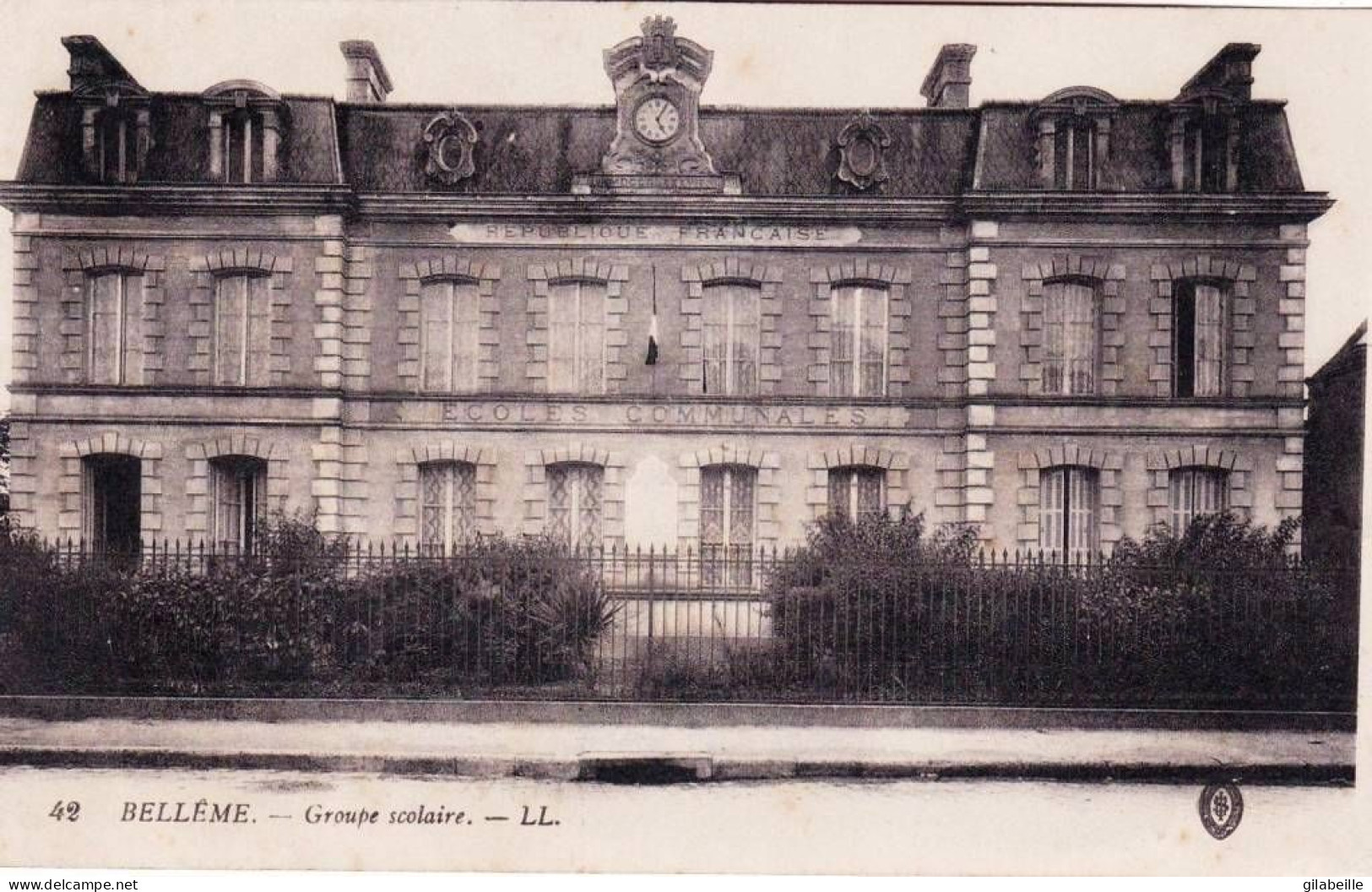 61 - Orne -  BELLEME - Le Groupe Scolaire - Autres & Non Classés