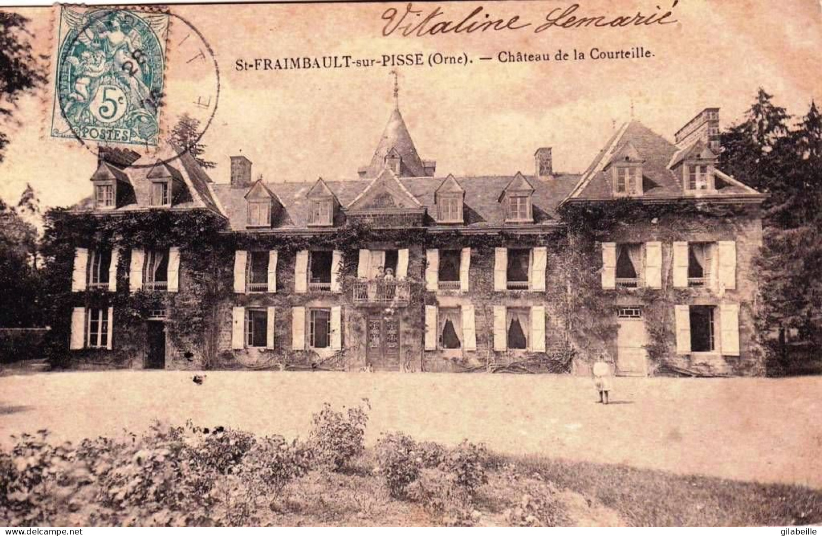 61 - Orne -  SAINT FRAIMBAULT Sur PISSE - Chateau De La Courteille - Autres & Non Classés