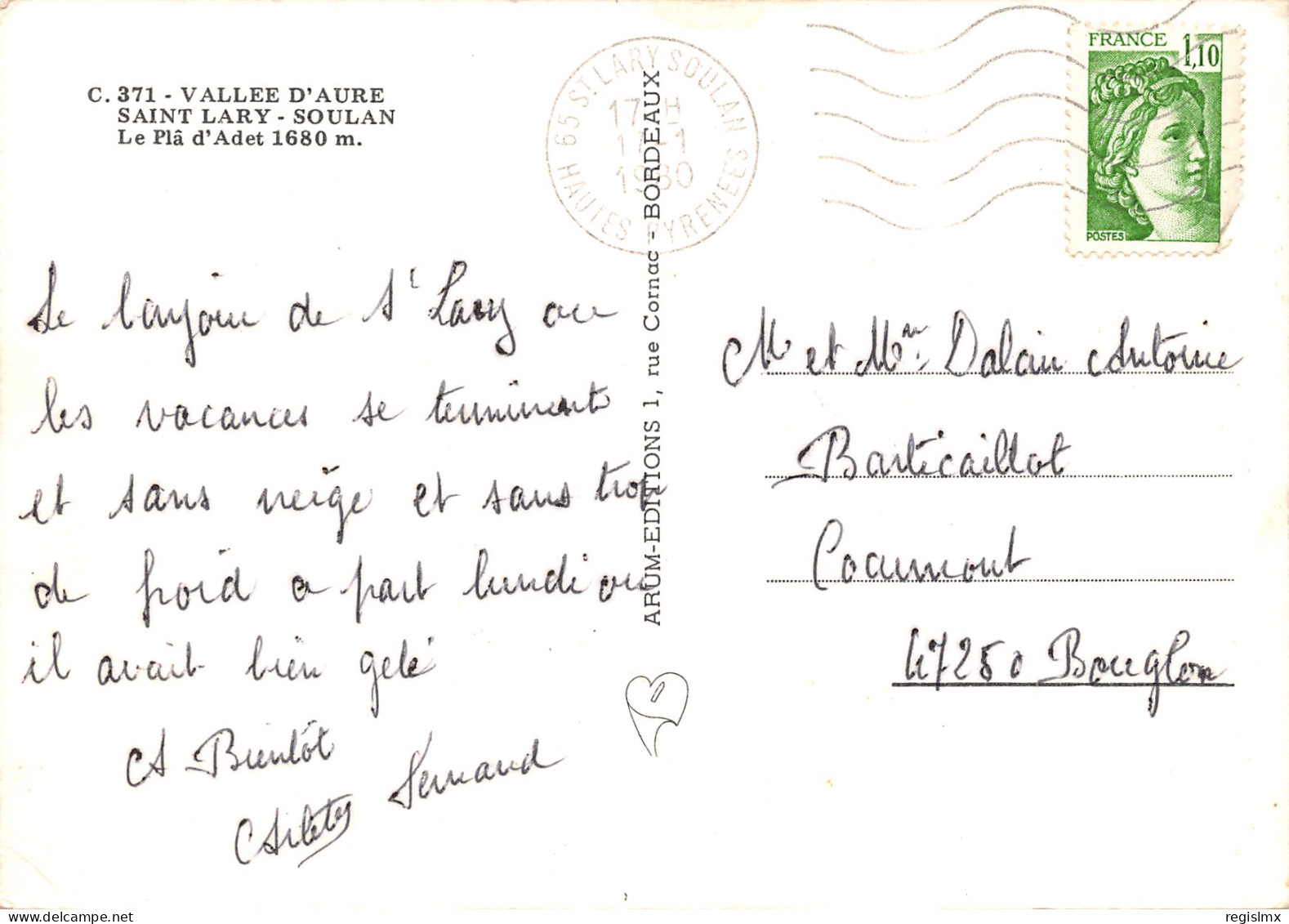 65-SAINT LARY-N°346-A/0341 - Other & Unclassified