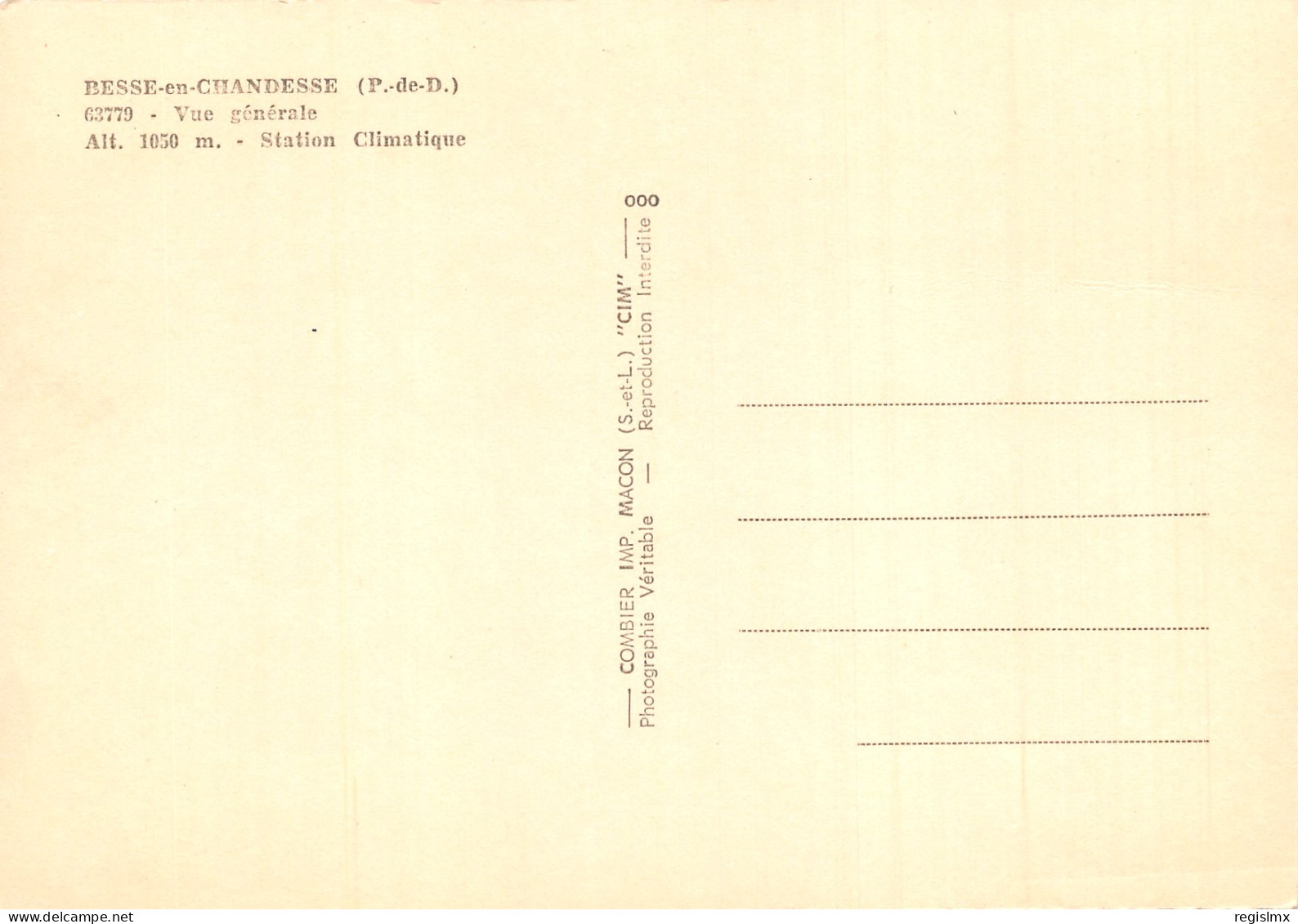 63-BESSE EN CHANDESSE-N°345-D/0289 - Besse Et Saint Anastaise