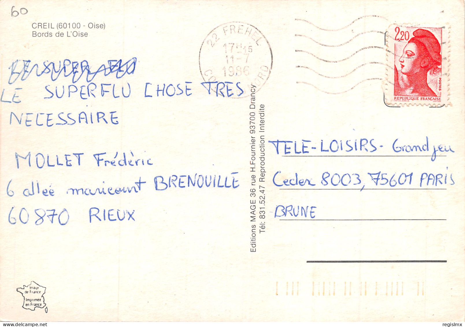 60-CREIL-N°345-C/0253 - Creil