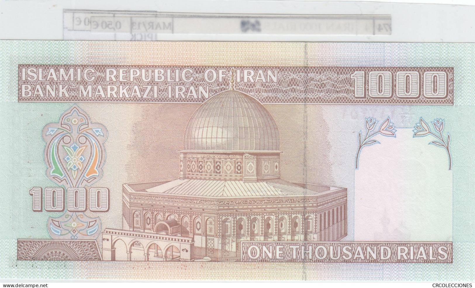 BILLETE IRAN 1000 RIALS 2013 P-143g  - Autres - Asie