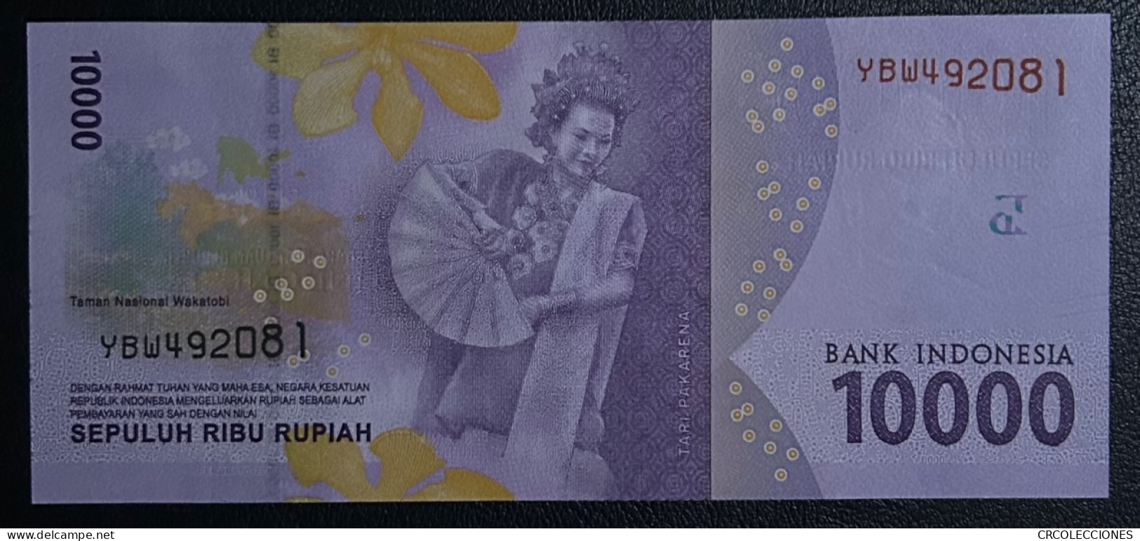 BILLETE INDONESIA 10.000 RUPIAS 2016 P-157a - Other - Asia