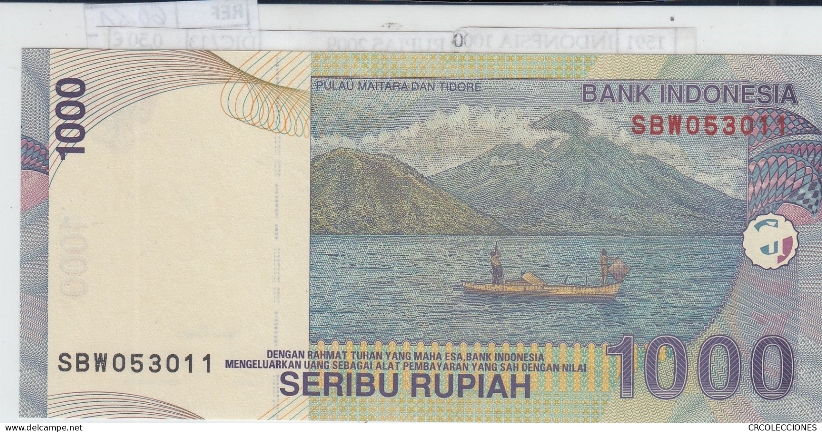 BILLETE INDONESIA 1000 RUPIAS 2009 P-141j  - Autres - Asie