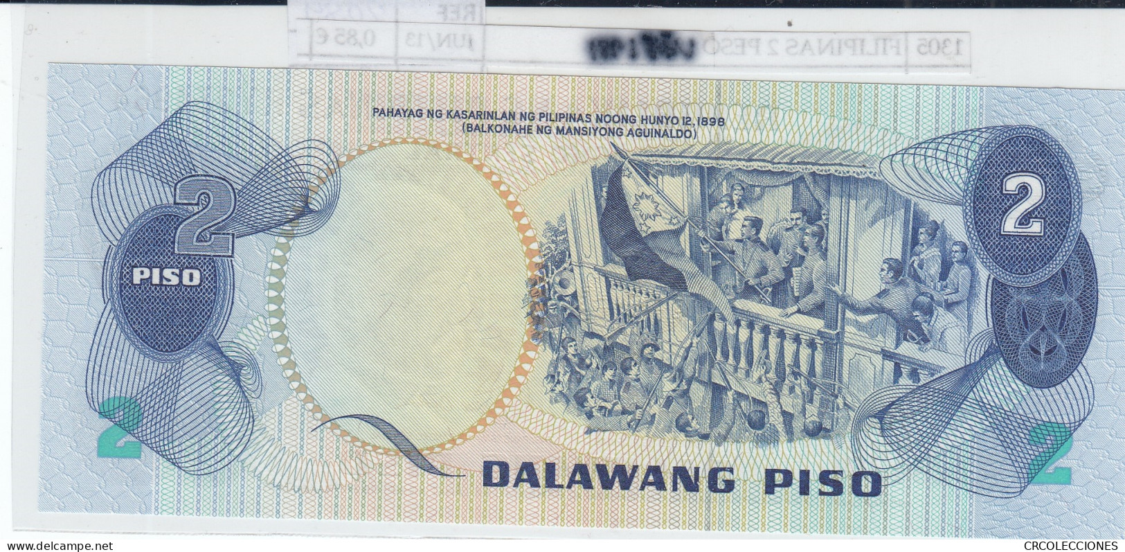 BILLETE FILIPINAS 2 PESO 1981 P-166  - Autres - Asie