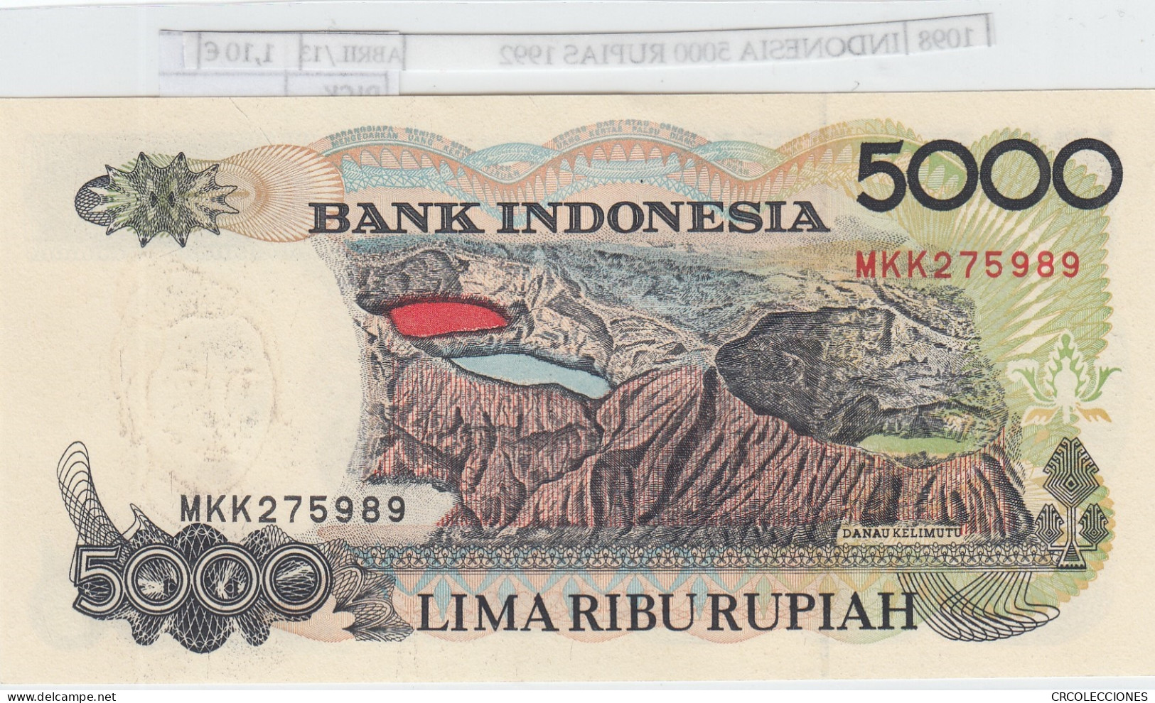 BILLETE INDONESIA 5.000 RUPIAS 1999 (92) P-130h  - Andere - Azië