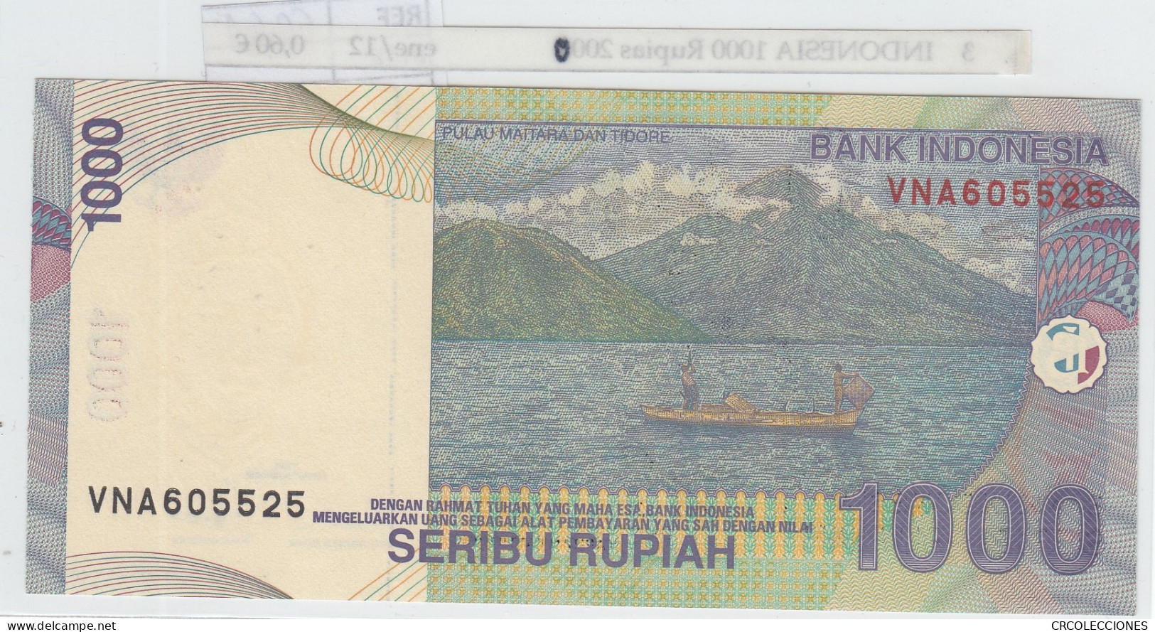 BILLETE INDONESIA 1.000 RUPIAS 2000 P-141a - Autres - Asie