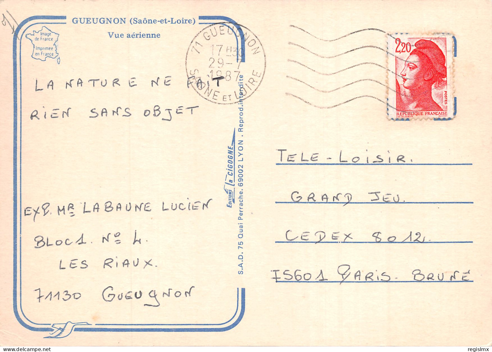 71-GUEUGNON-N°346-D/0057 - Gueugnon