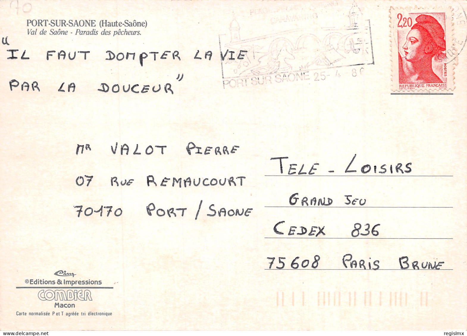 70-PORT SUR SAONE-N°346-C/0323 - Other & Unclassified